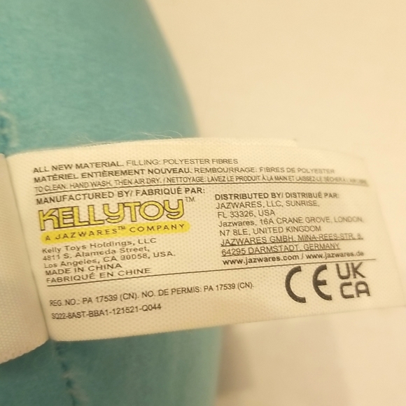 Squishmallows Jakarria The Aqua Blue Bubble Tea Boba Drink Plush - Picture 7 of 9